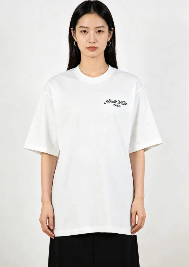 Louis Vuitton/Louis Vuitton heavy duty frayed embroidered patch embroidered short sleeves